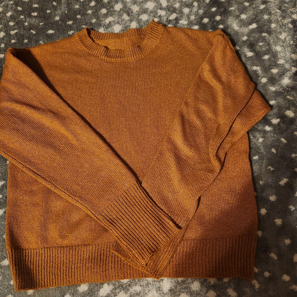 Women's Orangey Sweater- Never Worn
